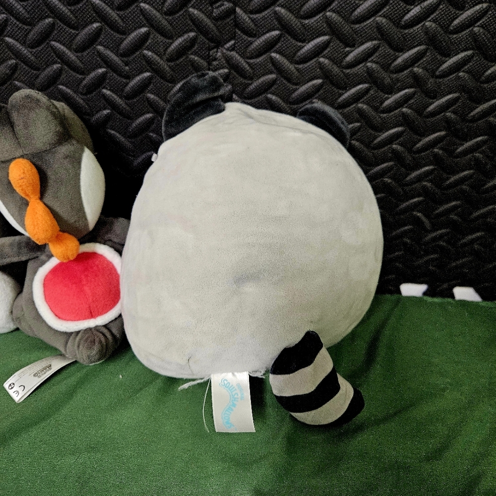 Cute Plush Toy Set - Raccoon, Dinosaur, and S'mores - Picture 7 of 13